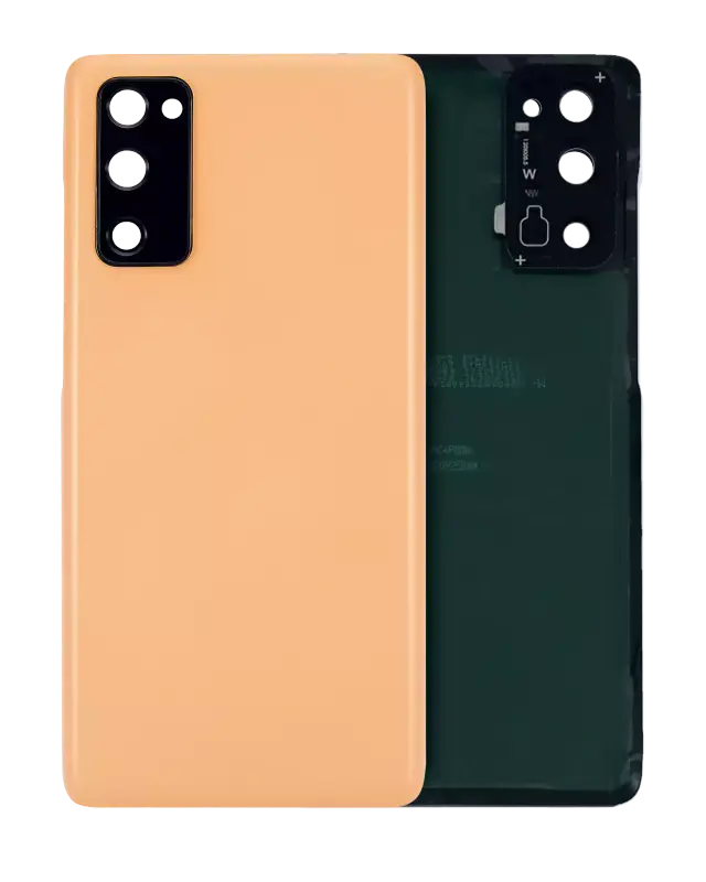 Vitre arrière pour Samsung Galaxy S20 FE (pack service origine, Cloud Orange)