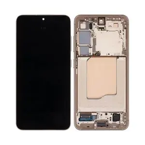 Écran Tactile Soft Oled avec Châssis Samsung Galaxy S25 S931 Rose Gold
