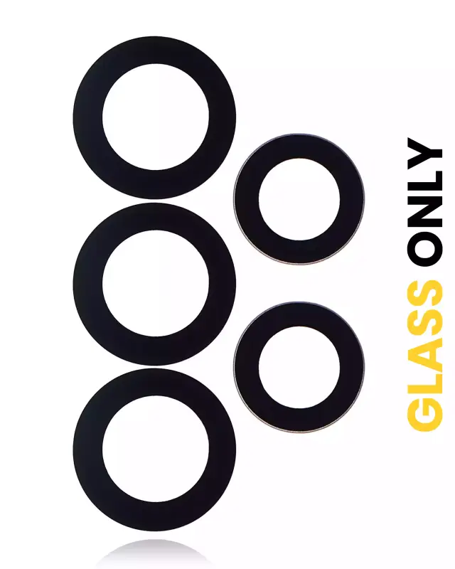 Lentille de caméra arrière avec adhésif pour Samsung Galaxy A72 (A725 / 2021) / A52 (A525 / 2021) / A52 5G (A526 / 2021) / A52S 5G (A528 / 2021) (lot de 5, lot de 10)