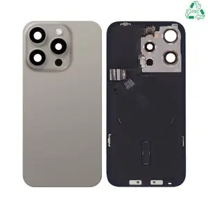 Cache Arrière Aftermarket (PIEC) Apple iPhone 15 Pro Titane Naturel