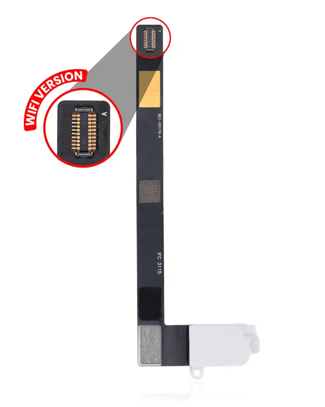 Prise jack pour Apple iPad Mini 4 (WiFi uniquement, blanc)