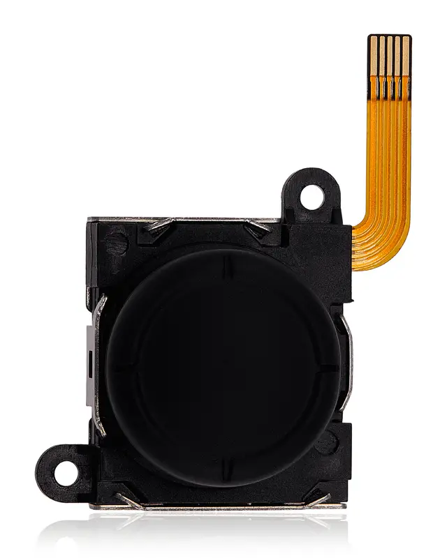Capuchon de joystick 3D pour manette Joy-Con Nintendo Switch / Switch OLED / Switch Lite (Hall, noir)