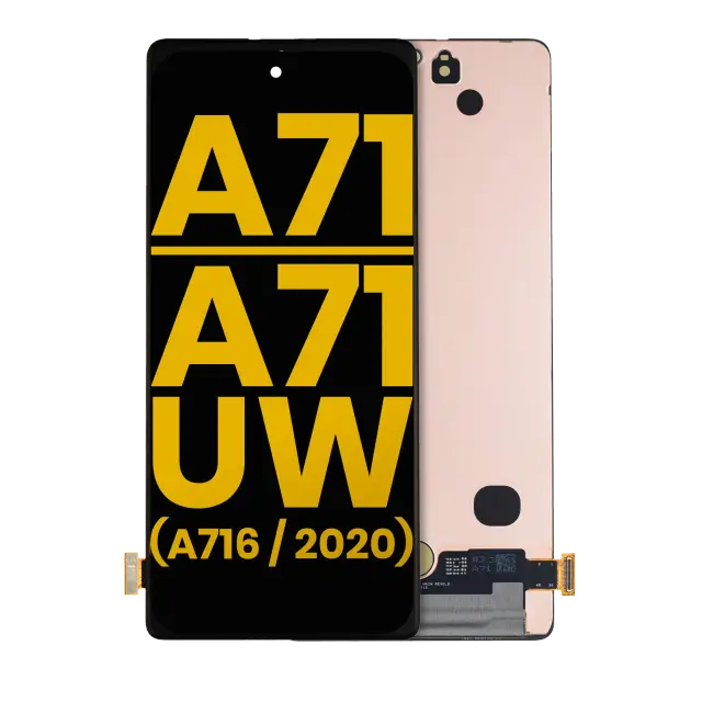 Écran OLED sans châssis pour Samsung Galaxy A71 5G / A71 5G UW (A716 / 2020) (reconditionné, toutes couleurs)