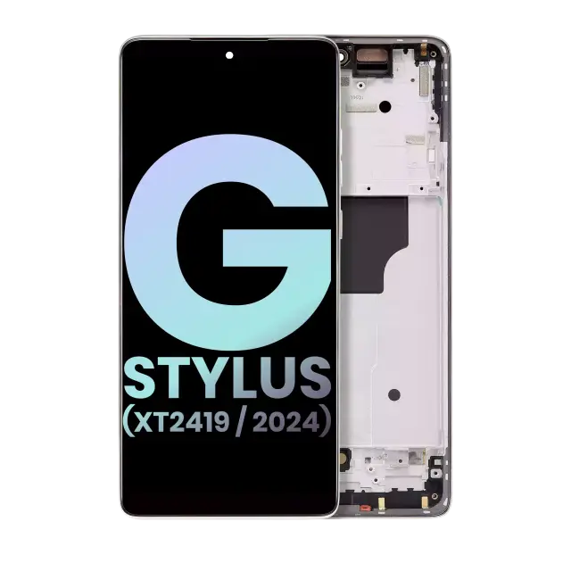 Écran OLED avec châssis pour Motorola Moto G Stylus 5G (XT2419 / 2024) (origine, Caramel Latte)
