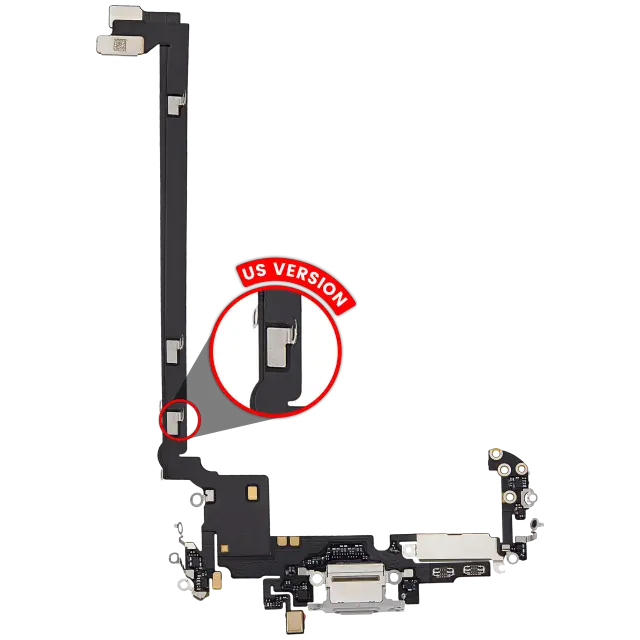 Dock de charge pour Apple iPhone 17 Pro Max (origine d'occasion, version US, argent)