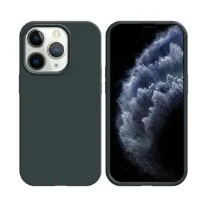 Coque Silicone Compatible pour Apple iPhone 11 Pro Max (#18) Noir
