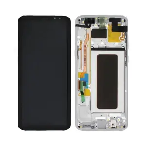 Écran Tactile Soft Oled avec Châssis Samsung Galaxy S8 Plus G955 Argent