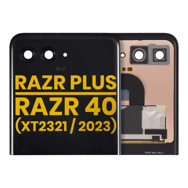 Écran OLED extérieur pour Motorola Moto Razr Plus 2023 / Razr 40 Ultra (XT2321 / 2023) (reconditionné, toutes couleurs)
