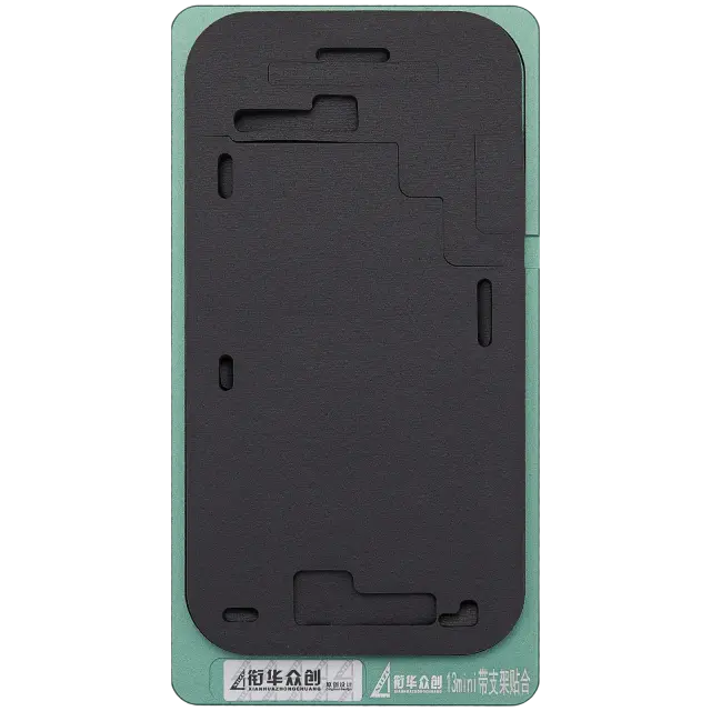 Tapis de pressage noir XHZC pour reconditionnement d’écran — iPhone 13 Mini