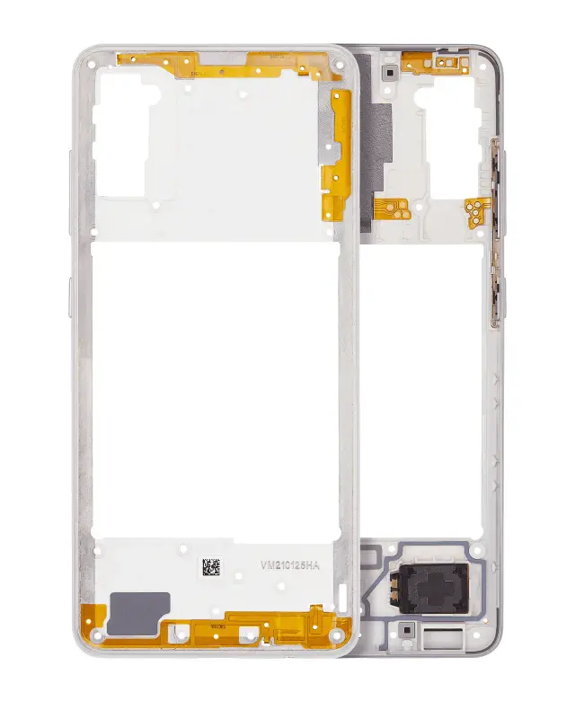 Châssis pour Samsung Galaxy A41 (A415 / 2020) (compatible premium, Prism Crush Silver)