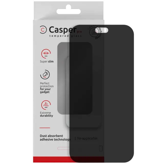 Verre trempé pour iPhone 18 Pro Max (blister, Privacy)