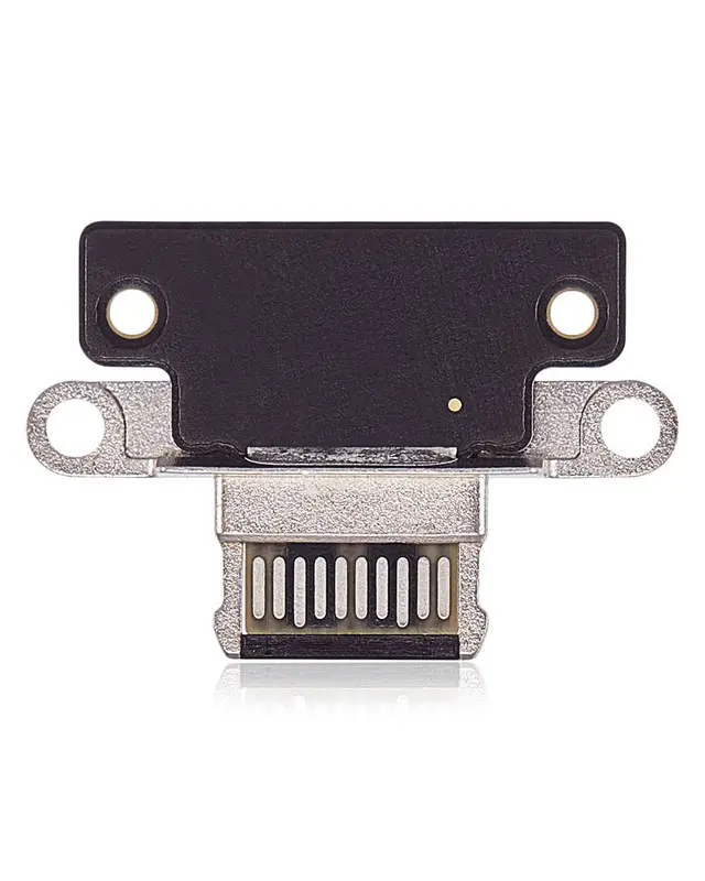 Connecteur de charge nu à souder pour Apple iPad Pro 11" (2018 / 2020 / 2021 / 2022) / Pro 12.9" (2018 / 2020 / 2021 / 2022) (soudure requise, gris sidéral, lot de 10)