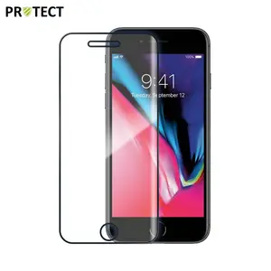 Pack Verre Trempé Intégral PROTECT pour Apple iPhone 7/iPhone 8 x10 Noir