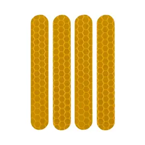 Stickers Réfléchissants pour Cache Axe de Roue Segway-Ninebot Kickscooter MAX G30/Kickscooter MAX G30LE (Max-29) Jaune
