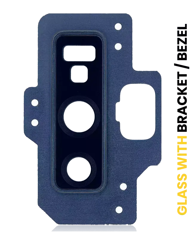 Lentille de caméra arrière avec support et anneau pour Samsung Galaxy Note 9 (Ocean Blue)