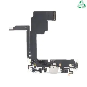 Connecteur de Charge Original d'occasion Apple iPhone 15 Pro Titane Blanc