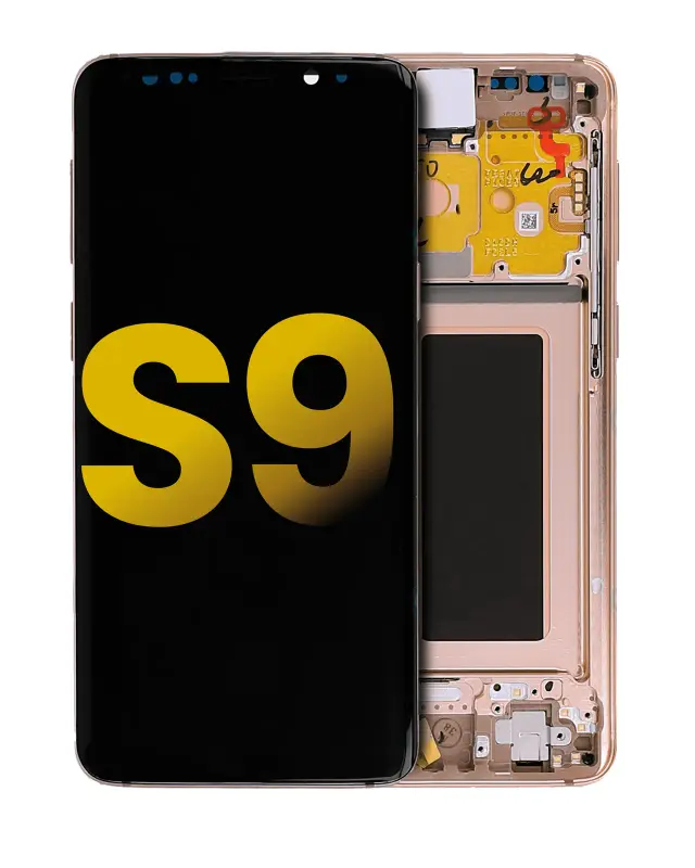 Écran OLED avec châssis pour Samsung Galaxy S9 (reconditionné, Sunrise Gold)