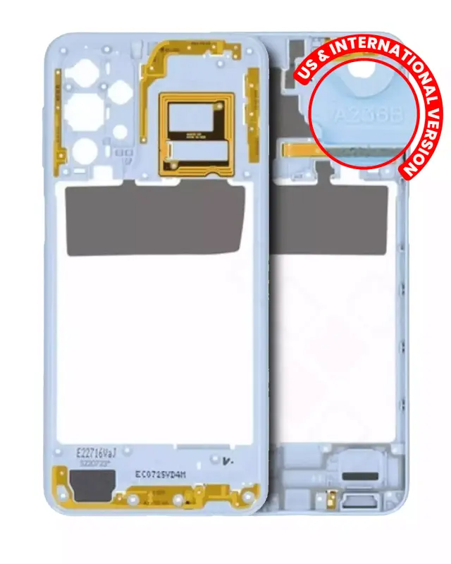 Châssis pour Samsung Galaxy A23 5G (A236B / 2022) (version internationale, blanc)