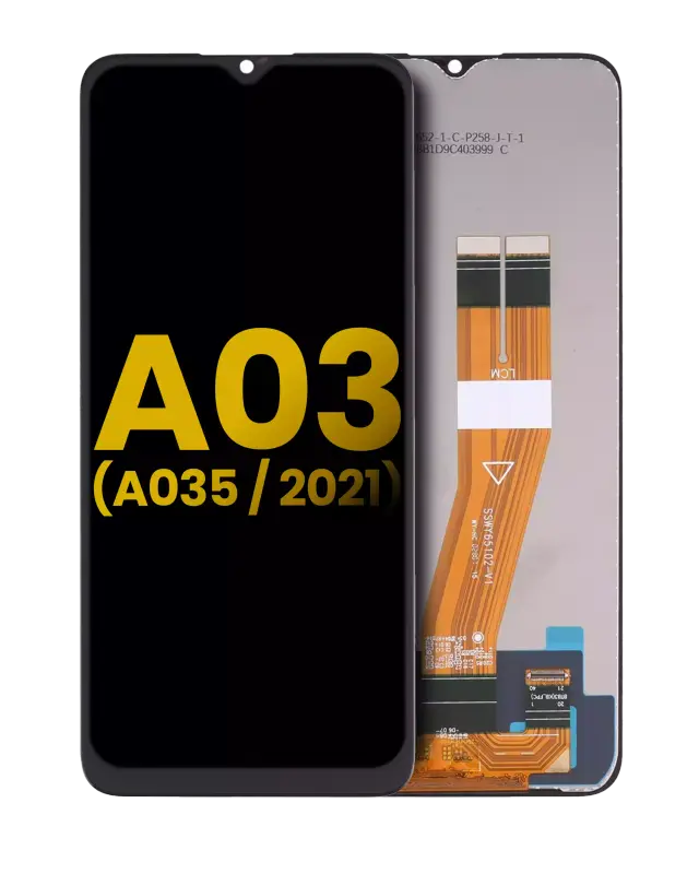 Écran LCD sans châssis pour Samsung Galaxy A03 (A035 / 2021) (reconditionné, toutes couleurs)