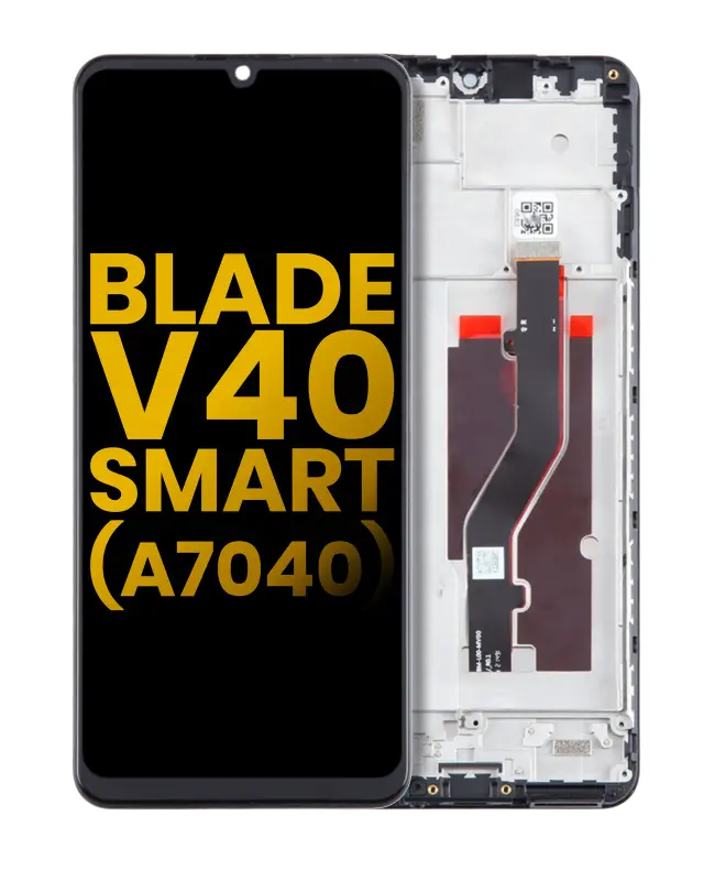 Écran LCD avec châssis pour ZTE Blade V40 Smart (A7040) (reconditionné, toutes couleurs)