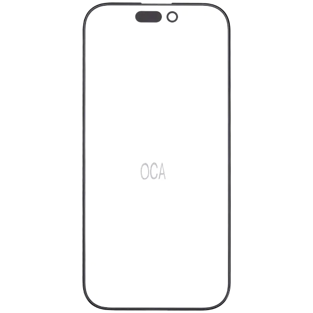 Vitre d’écran avec OCA pour Apple iPhone 16 Pro (lot de 10)