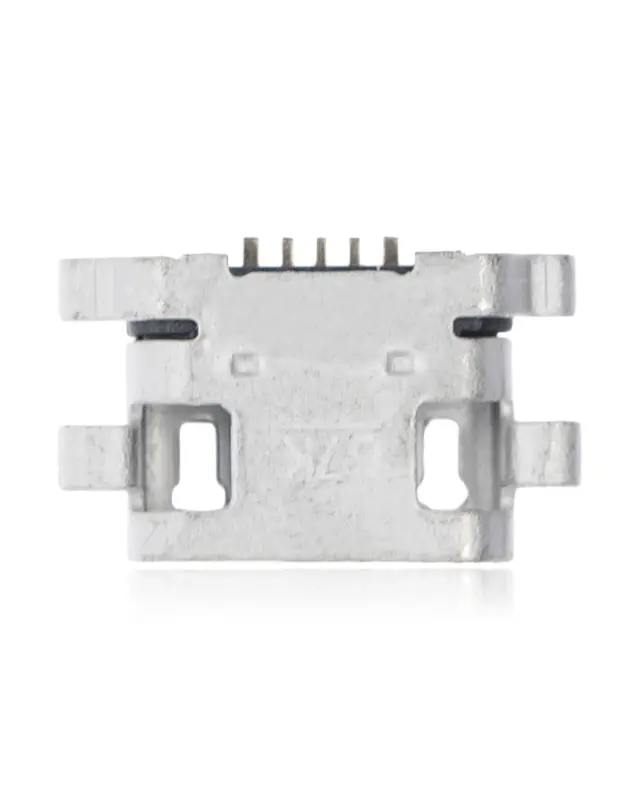 Connecteur de charge à souder — format Micro B, 5 broches, 4 points de fixation (C068)