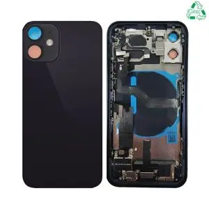 Coque de Réparation Complète Aftermarket (PIEC) Apple iPhone 12 Mini (Version US) Noir