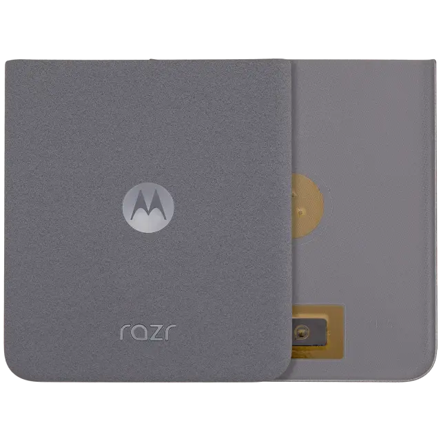 Vitre arrière pour Motorola Razr / Razr 50 (XT2453 / 2024) (premium, Koala Grey)