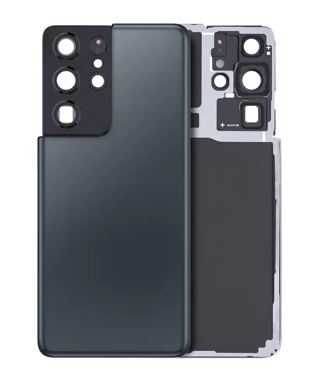 Vitre arrière pour Samsung Galaxy S21 Ultra (pack service origine, Phantom Navy)