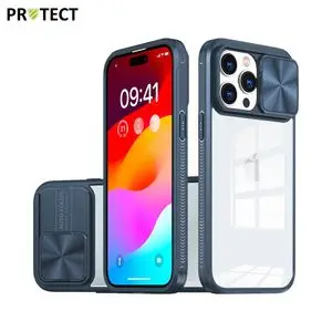 Coque de Protection IE027 PROTECT pour Apple iPhone 16 Pro Bleu Marine