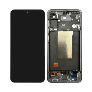 Écran Tactile Original Assembled avec Châssis Compatible Samsung Galaxy A56 5G A566 GH82-36829A Graphite