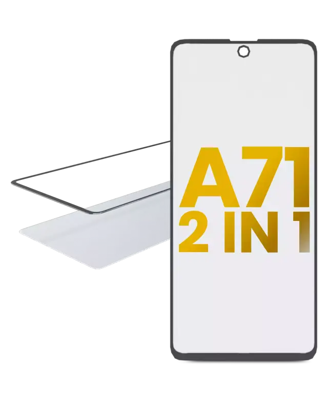 Vitre d’écran avec OCA pour Samsung Galaxy A71 (A715 / 2020)