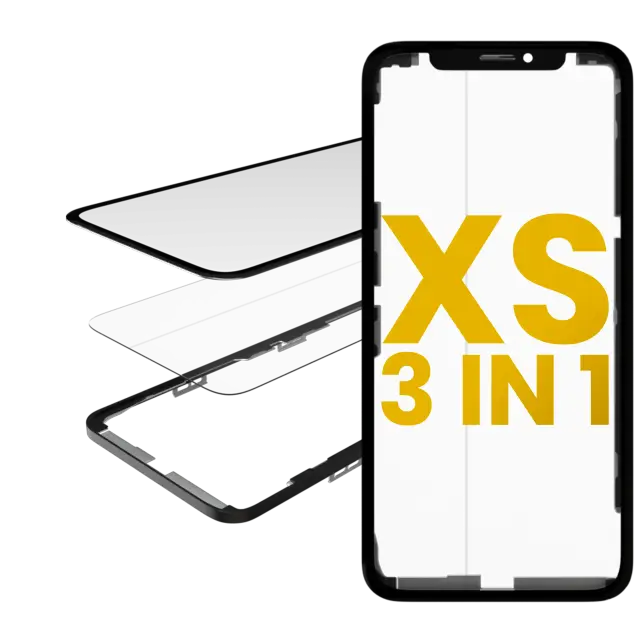 Vitre d’écran avec OCA pour Apple iPhone XS (OCA Master)