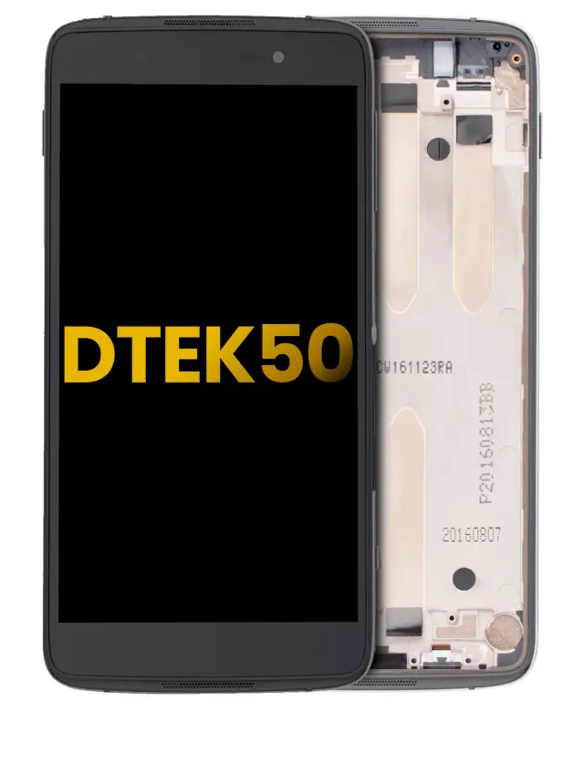 Écran LCD avec châssis pour BlackBerry DTEK50 (reconditionné, noir)