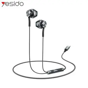 Écouteurs Filaires USB-C Yesido YH41 Noir