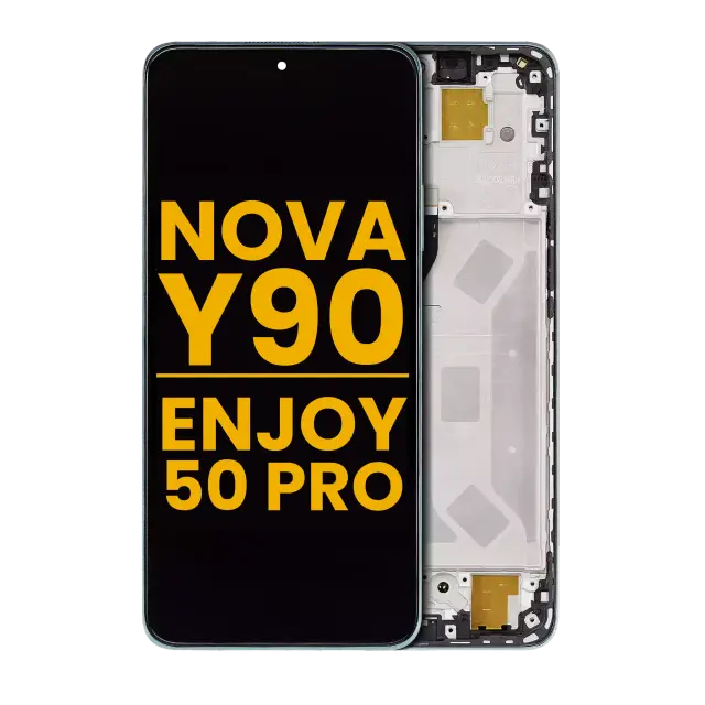Écran LCD avec châssis pour Huawei Nova Y90 / Enjoy 50 Pro (reconditionné, Emerald Green)