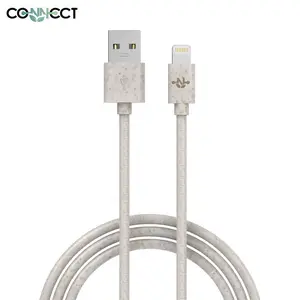 Câble Data USB vers Lightning CONNECT MC-CLB9 Eco-Friendly 12W (1m) Beige