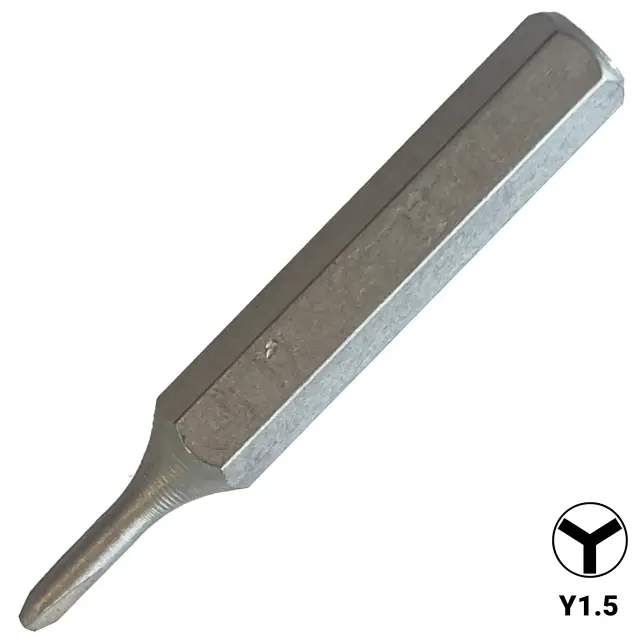 Embout de tournevis en acier S2 Tri-Wing Y1,5