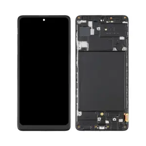Écran Tactile Oled avec Châssis Samsung Galaxy A71 A715 (Small Size) Noir