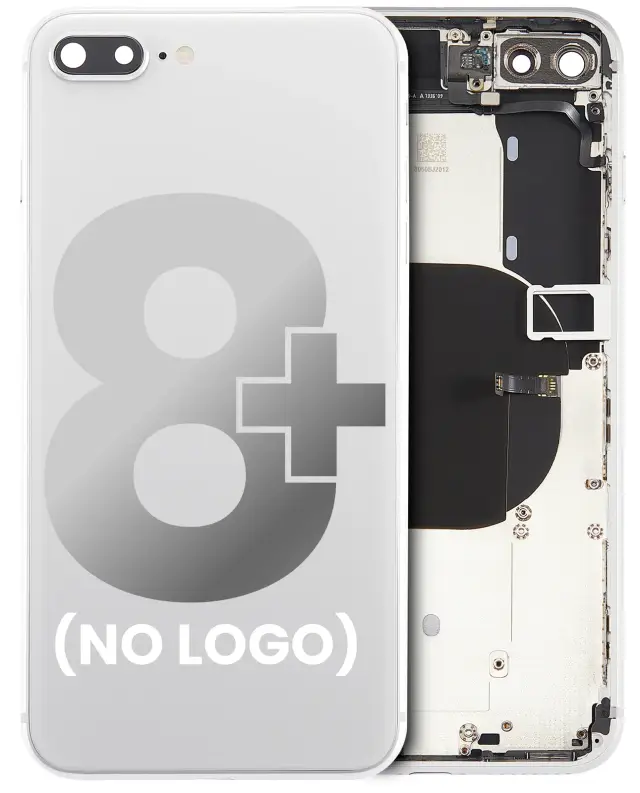 Châssis pour Apple iPhone 8 Plus (sans logo, compatible premium, argent)