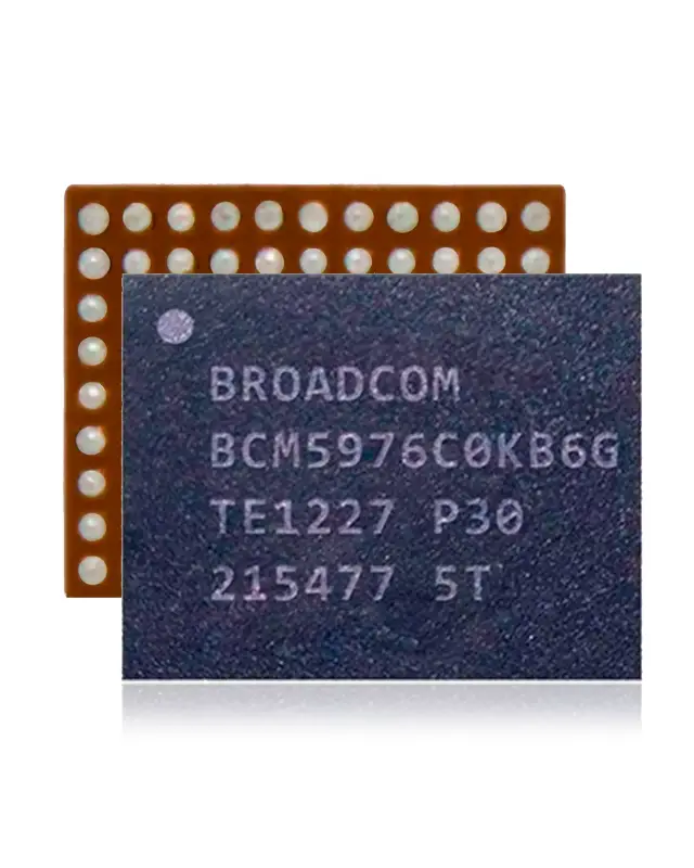 Pièce à microsouder pour Apple iPhone 5 To 6 Plus iPad Air 1 / Air 2 / Mini 1 / Mini 2 / Mini 3 / Mini 4 / iPad 5 (2017) (BCM5976:63 Pins) (lot de 10, Broadcom)