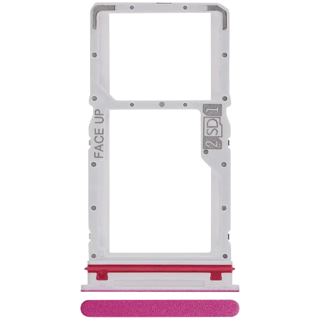 Tiroir SIM pour Motorola Moto G37 (XT2625 / 2026) (Fuchsia Red)