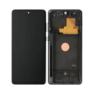 Écran Tactile Oled avec Châssis Samsung Galaxy Note 10 Lite N770 Noir