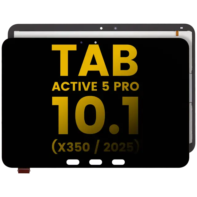 Écran LCD sans châssis pour Samsung Galaxy Tab Active 5 Pro 10,1" (X350 / 2025) (reconditionné, noir)