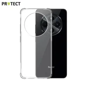 Coque Silicone Renforcée PROTECT pour Xiaomi Redmi 14C Transparent
