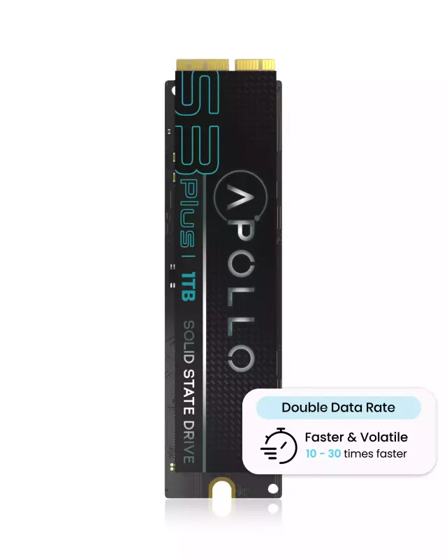SSD Apollo S3 Plus PCIe 1 To (avec cache DDR)