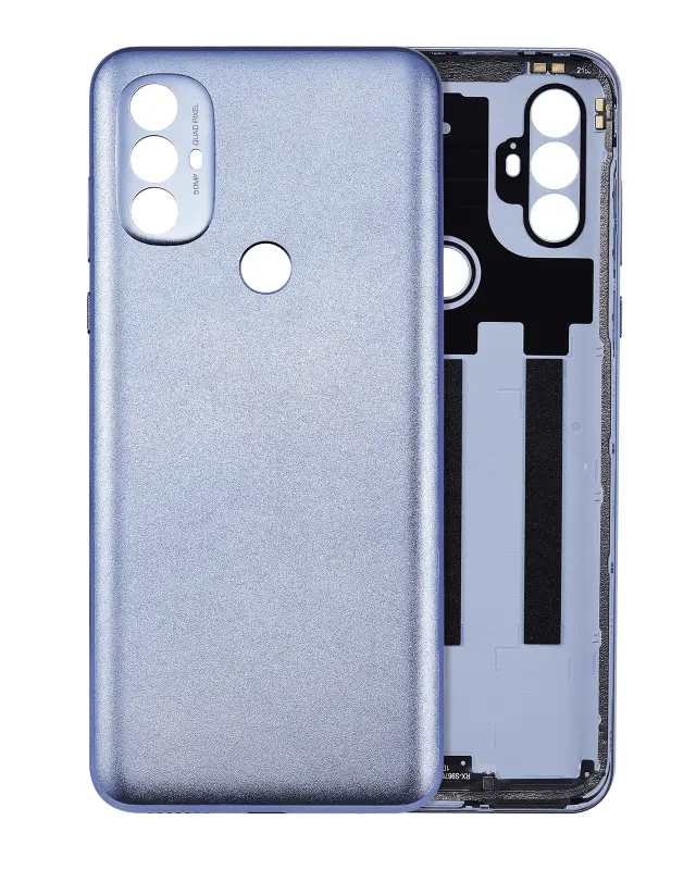 Vitre arrière pour Motorola Moto G Power (XT2165 / 2022) (compatible premium, Opal Silver)