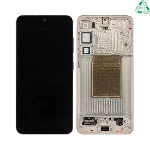 Écran Tactile Original Pulled avec Châssis (PIEC) Samsung Galaxy S25 Plus S936 Rose Gold