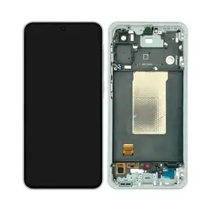 Écran Tactile Original Assembled avec Châssis Compatible Samsung Galaxy A56 5G A566 GH82-36829C Vert Sauge