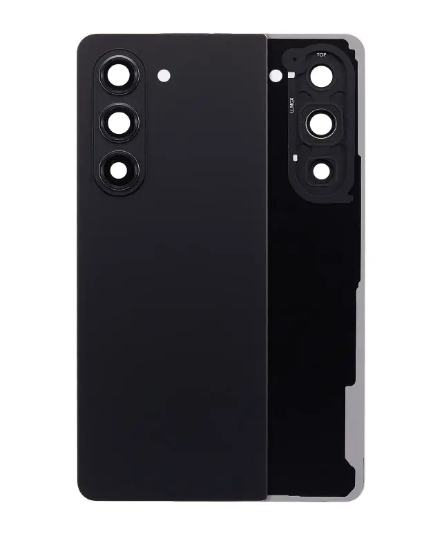 Vitre arrière pour Samsung Galaxy Z Fold 5 (pack service origine, noir fantôme)